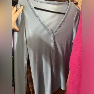 American Eagle Tops - Light Blue & Hot Pink — SIZE: BOTH Medium